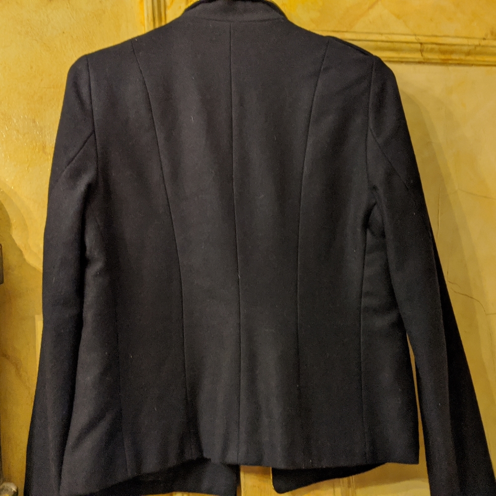 Alara black wool jacket 2 - Picture 10 of 13